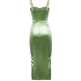 Abito in raso stretch F6DIHT FURADV0098 DOLCE & GABBANA