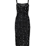 Abito longuette a tubino con stampa pois F6JHXT FSRP7HNZRW DOLCE & GABBANA 