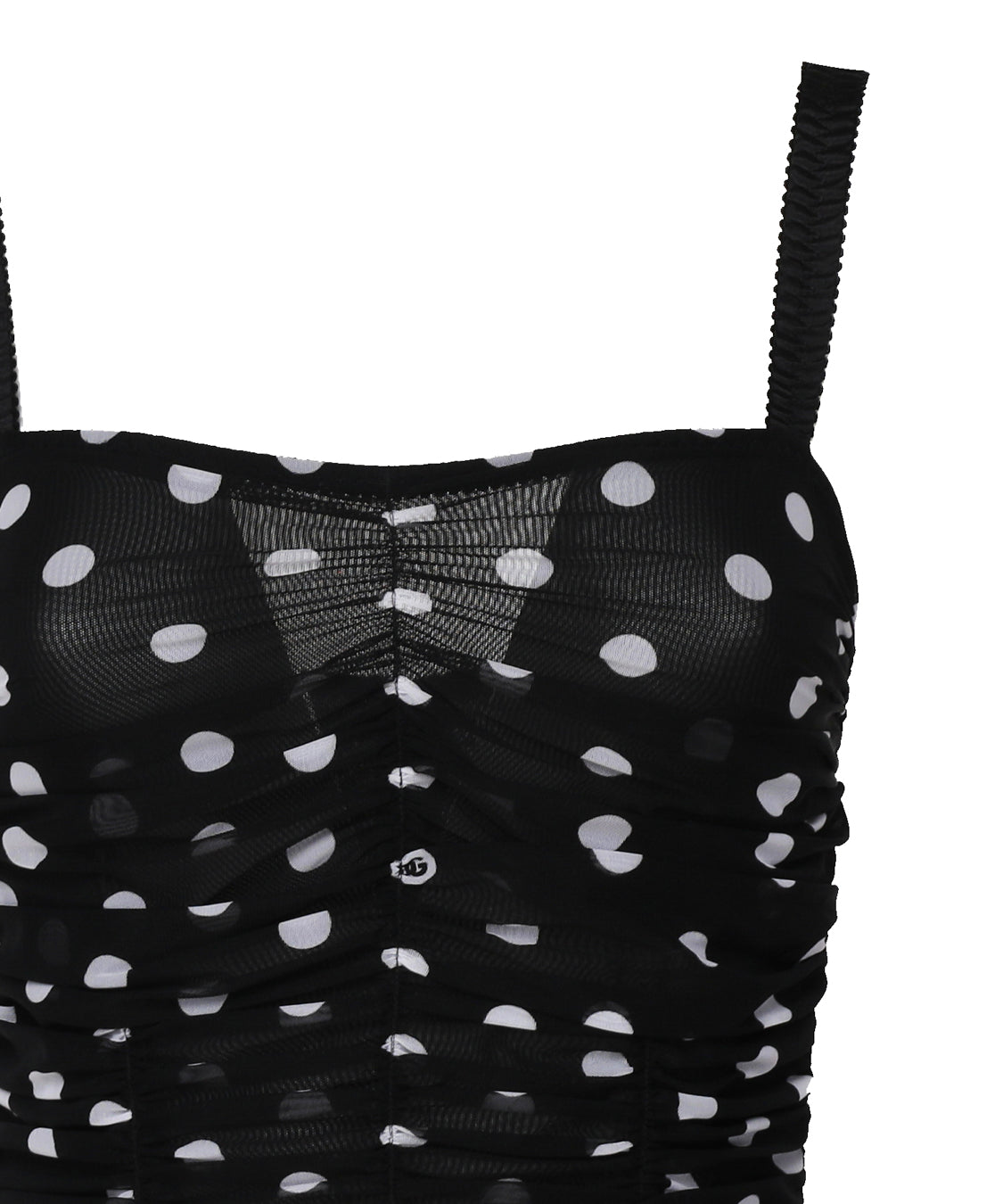 Abito longuette a tubino con stampa pois F6JHXT FSRP7HNZRW DOLCE & GABBANA 