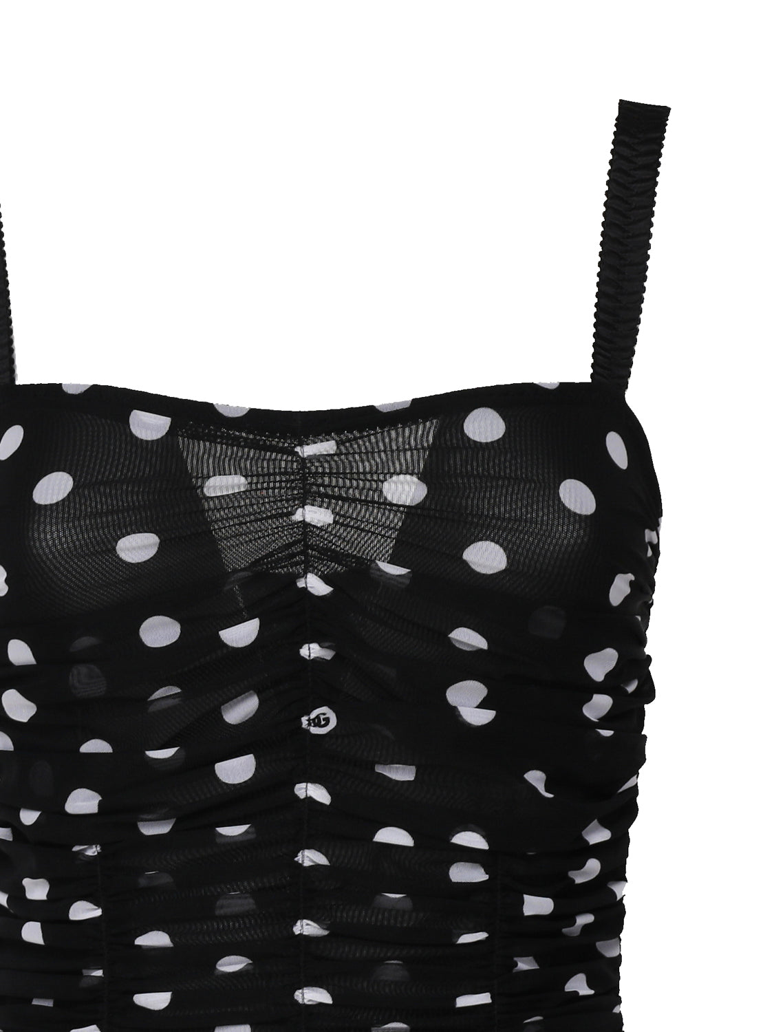 Abito longuette a tubino con stampa pois F6JHXT FSRP7HNZRW DOLCE & GABBANA 