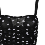 Abito longuette a tubino con stampa pois F6JHXT FSRP7HNZRW DOLCE & GABBANA 