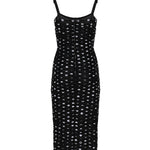 Abito longuette a tubino con stampa pois F6JHXT FSRP7HNZRW DOLCE & GABBANA 
