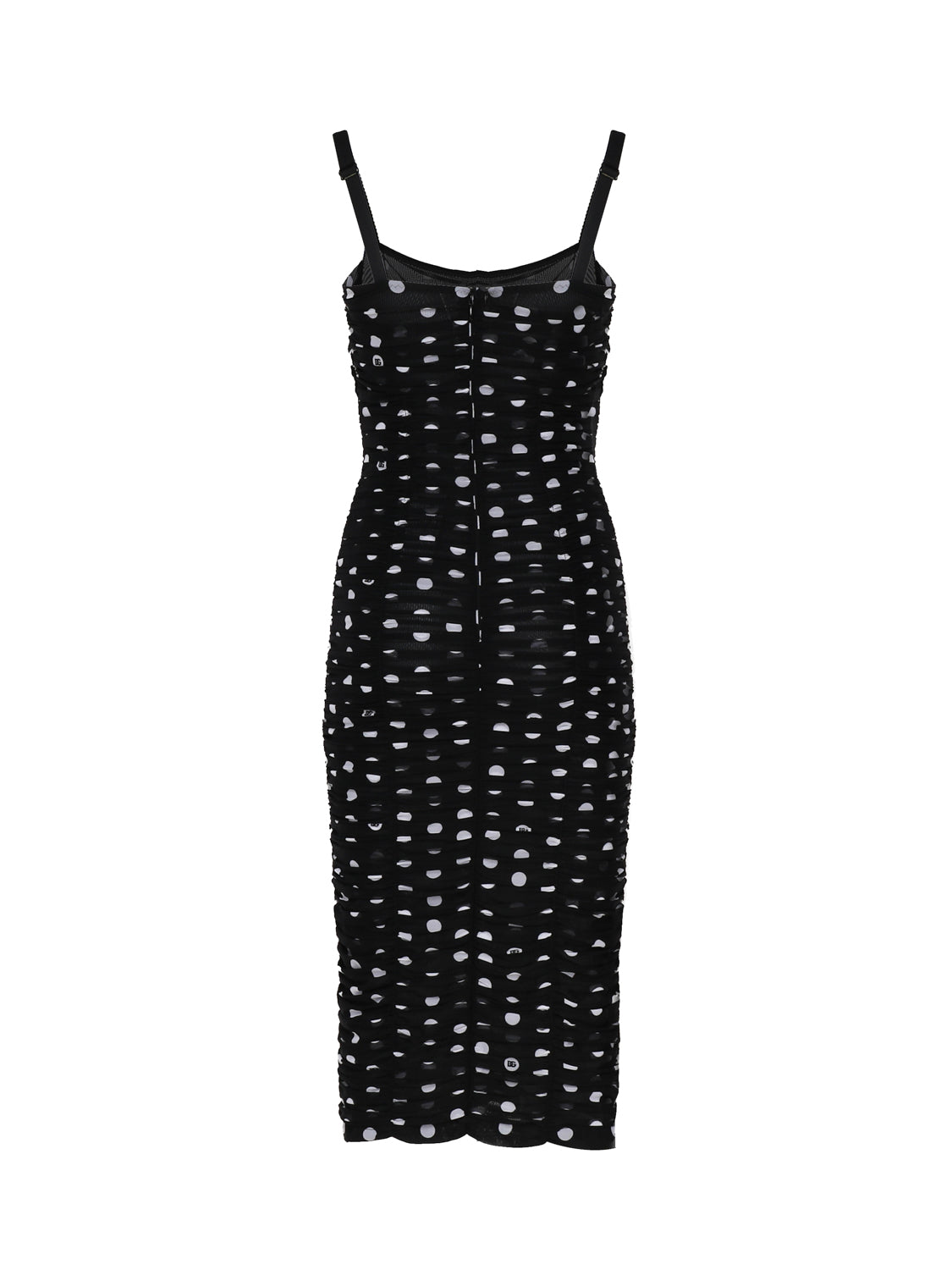 Abito longuette a tubino con stampa pois F6JHXT FSRP7HNZRW DOLCE & GABBANA 