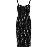 Abito longuette a tubino con stampa pois F6JHXT FSRP7HNZRW DOLCE & GABBANA 