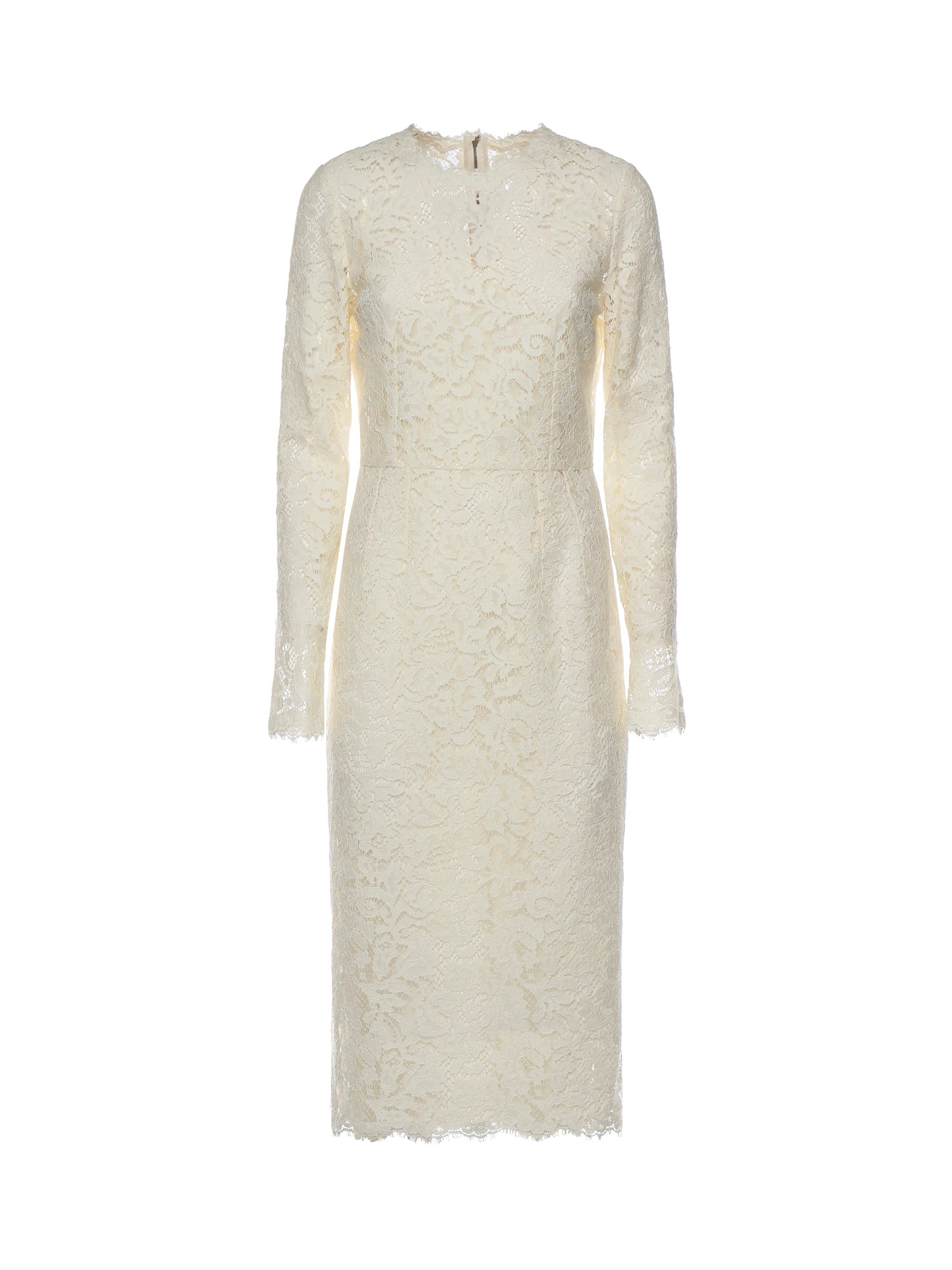 Abito in pizzo stretch F6M0DT HLMTBW0001 DOLCE & GABBANA 