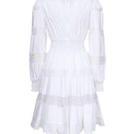 Abito in cotone con inserti in pizzo F6ZD6T FU5UBW0800 DOLCE & GABBANA 