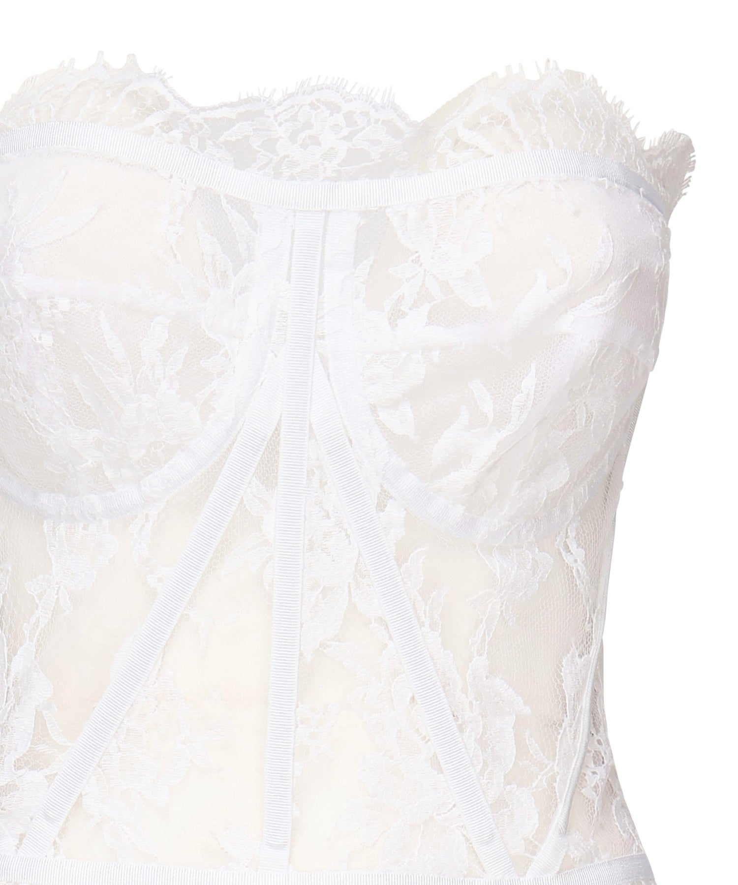 Top bustier in pizzo F72X4T HLMQJW0800 DOLCE & GABBANA 