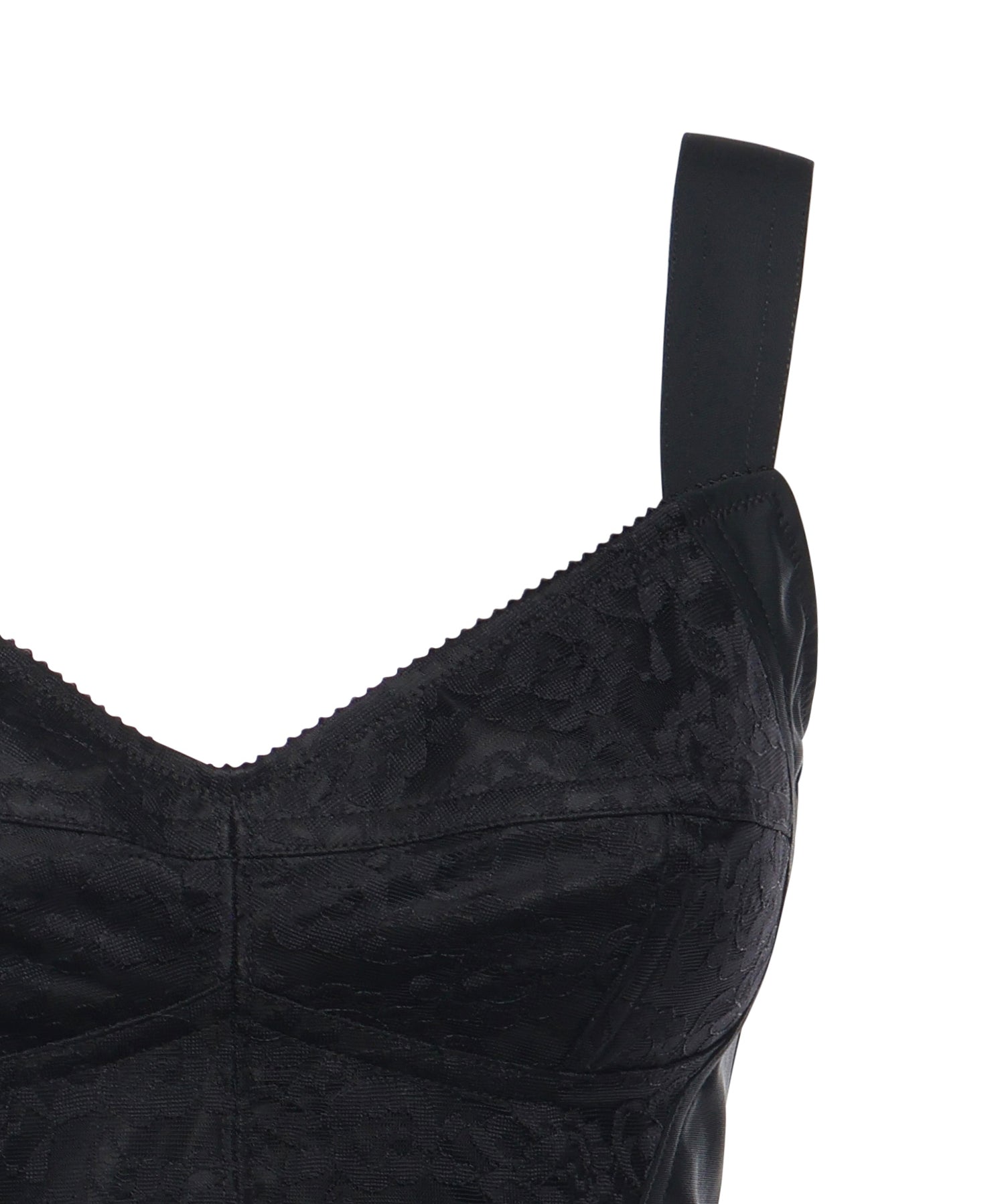 Top bustier in guaina jacquard e pizzo F7T19T GDCLQN0000 DOLCE & GABBANA 