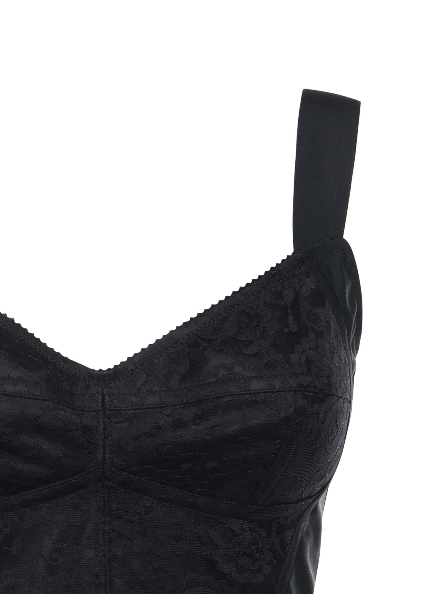 Top bustier in guaina jacquard e pizzo F7T19T GDCLQN0000 DOLCE & GABBANA 