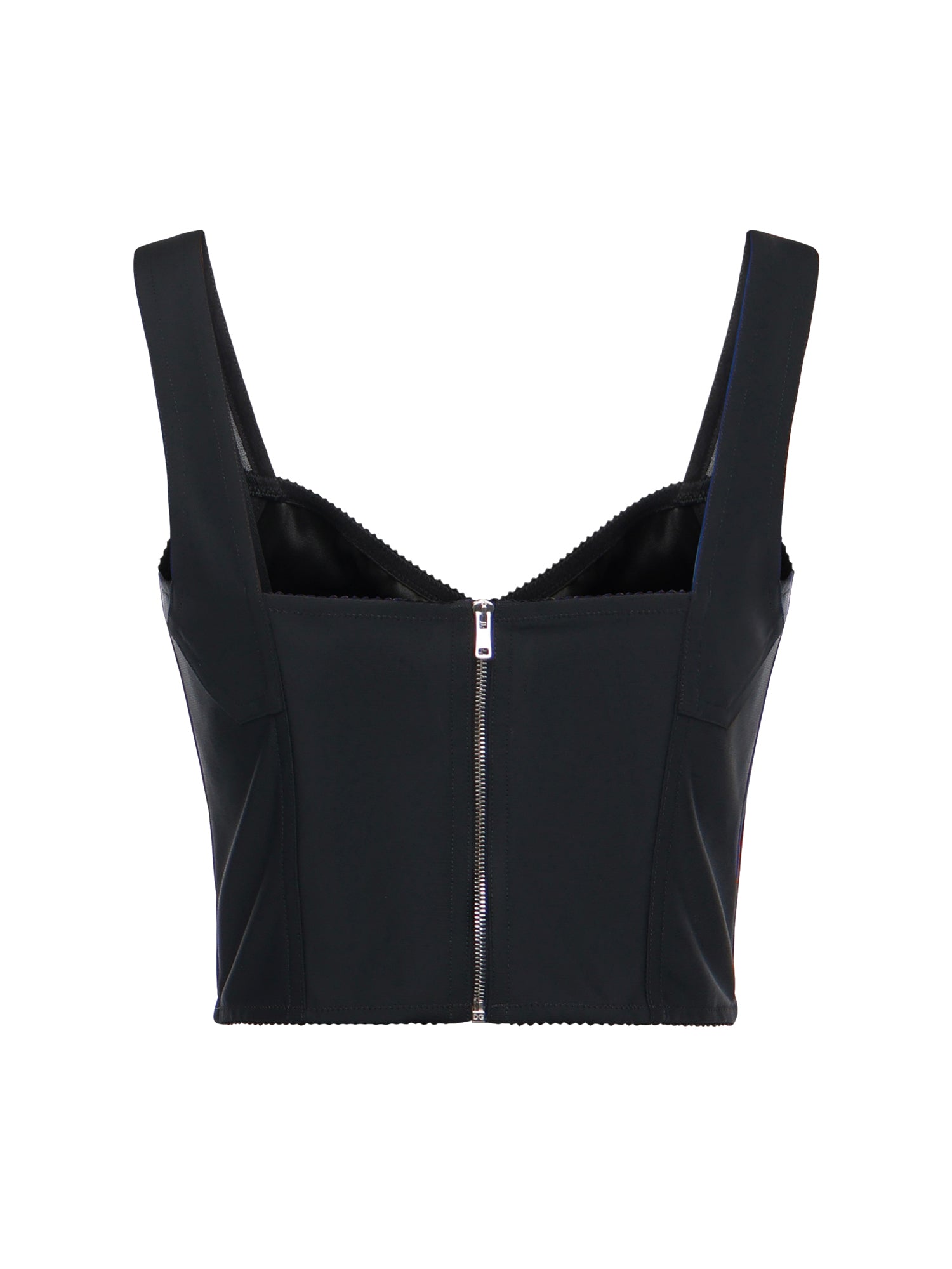 Top bustier in guaina jacquard e pizzo F7T19T GDCLQN0000 DOLCE & GABBANA 