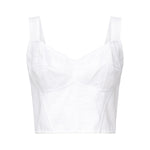 Top bustier in guaina jacquard e pizzo F7T19T GDCLQW0800 DOLCE & GABBANA 