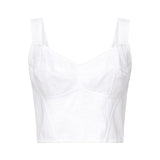 Top bustier in guaina jacquard e pizzo F7T19T GDCLQW0800 DOLCE & GABBANA 