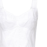 Top bustier in guaina jacquard e pizzo F7T19T GDCLQW0800 DOLCE & GABBANA 
