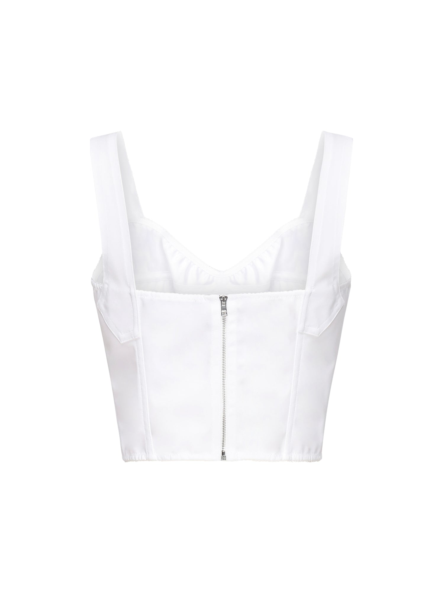 Top bustier in guaina jacquard e pizzo F7T19T GDCLQW0800 DOLCE & GABBANA 