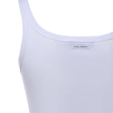 Canotta in cotone a costine F8U09T FU7AVW0800 DOLCE & GABBANA 