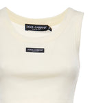 Canotta cropped a costine F8W40T FU7AVW0001 DOLCE & GABBANA 