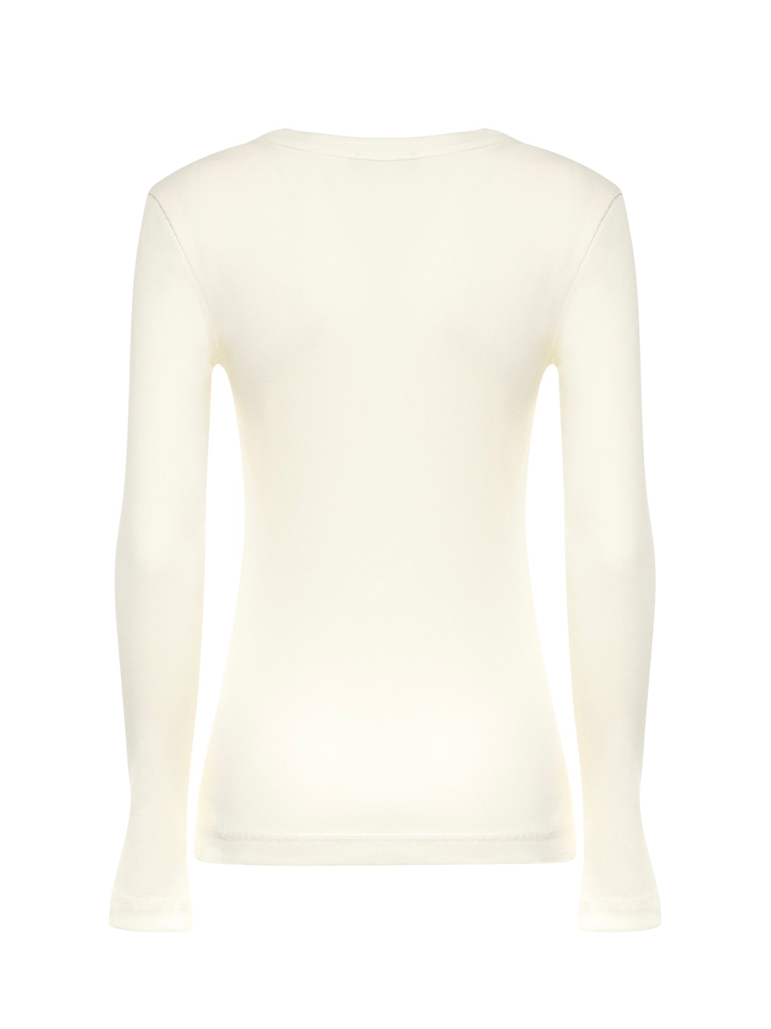 T-shirt Serafino in cotone a coste F8W44T FU7AVW0001 DOLCE & GABBANA 