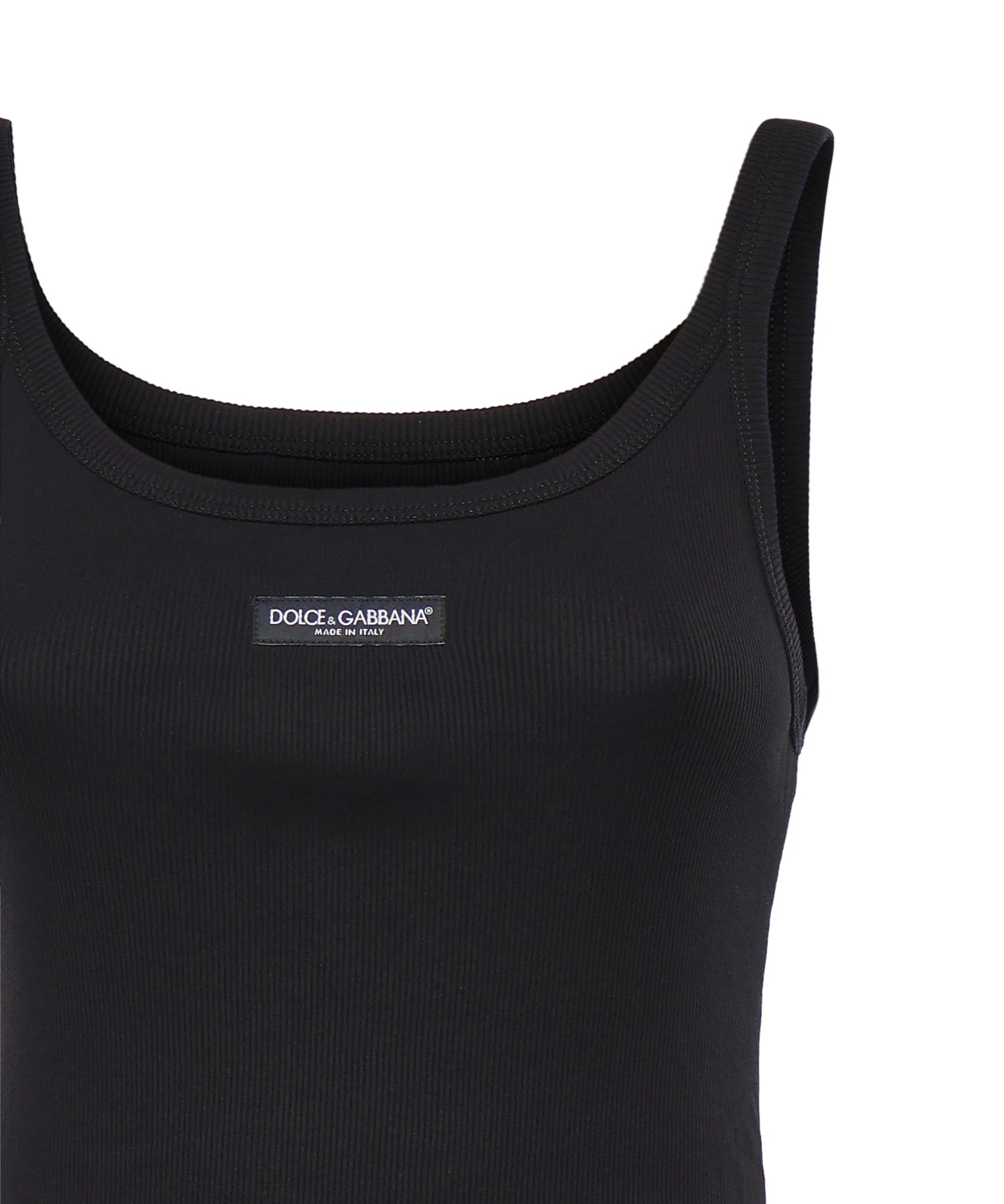 Canotta in cotone a coste F8W45T FU7AVN0000 DOLCE & GABBANA 