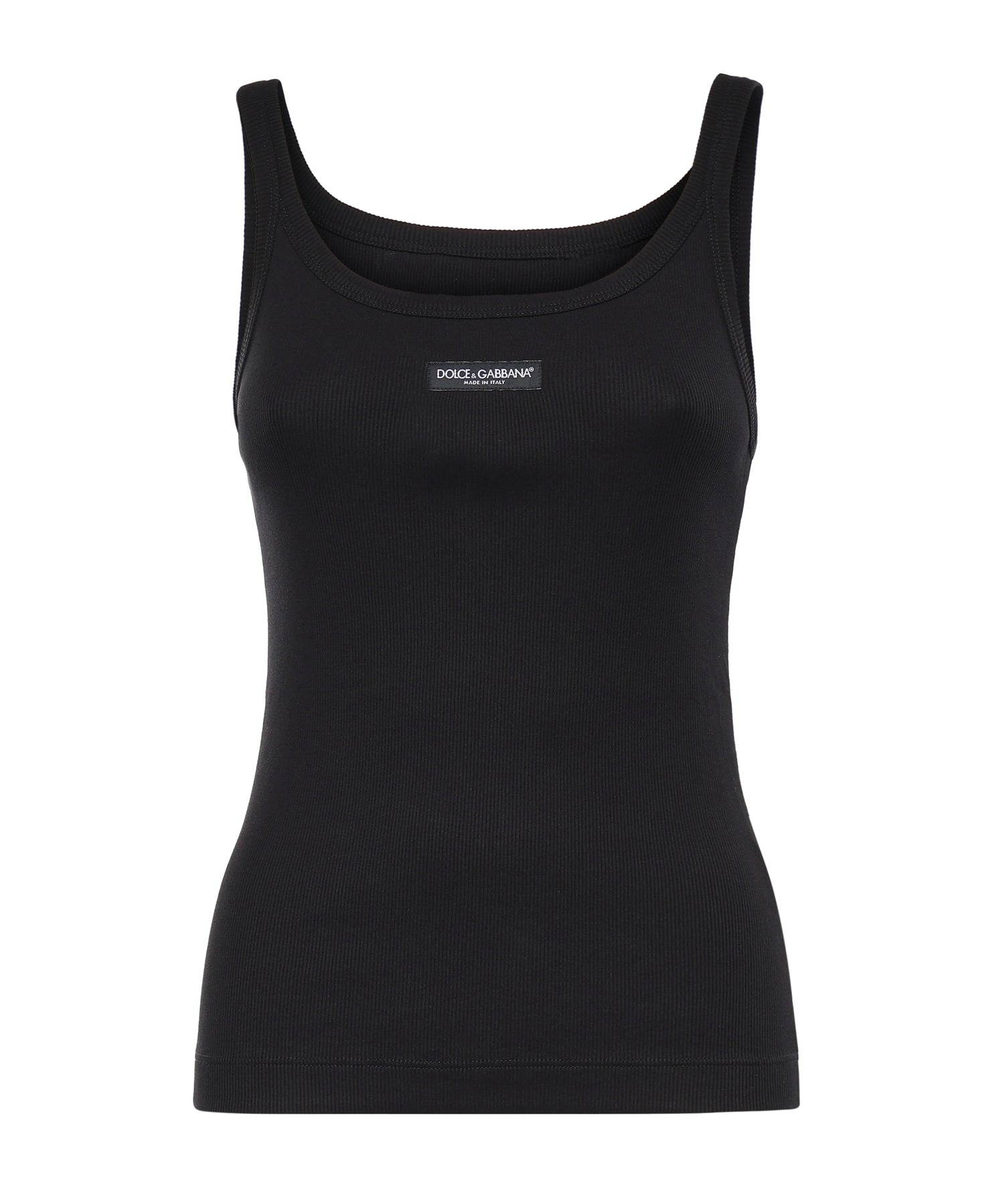 Canotta in cotone a coste F8W45T FU7AVN0000 DOLCE & GABBANA 