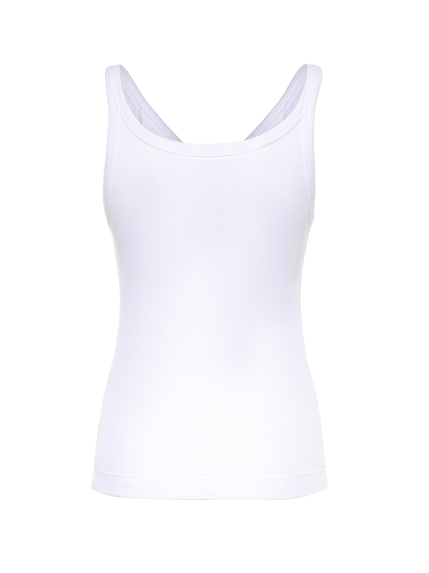 Canotta in cotone a coste F8W45T FU7AVW0800 DOLCE & GABBANA 