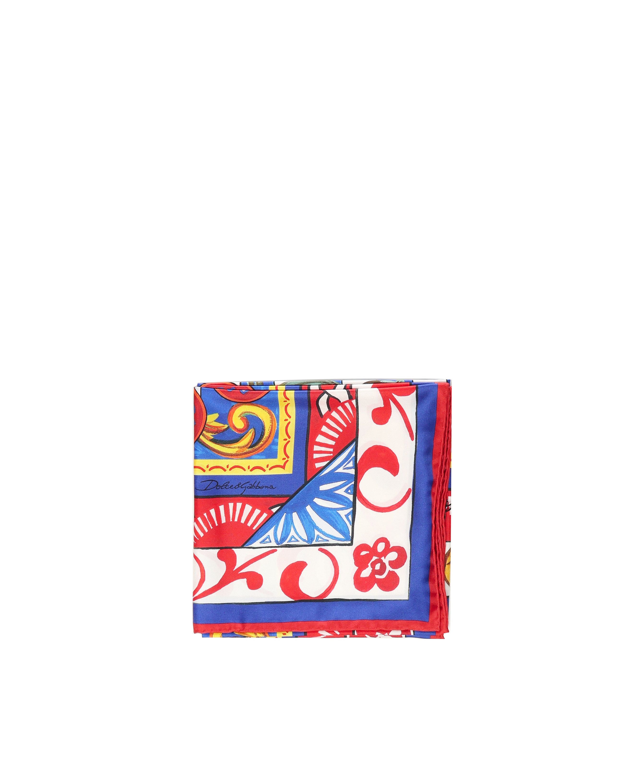 Foulard in twill di seta FN086R FI1T1HH01E DOLCE & GABBANA 
