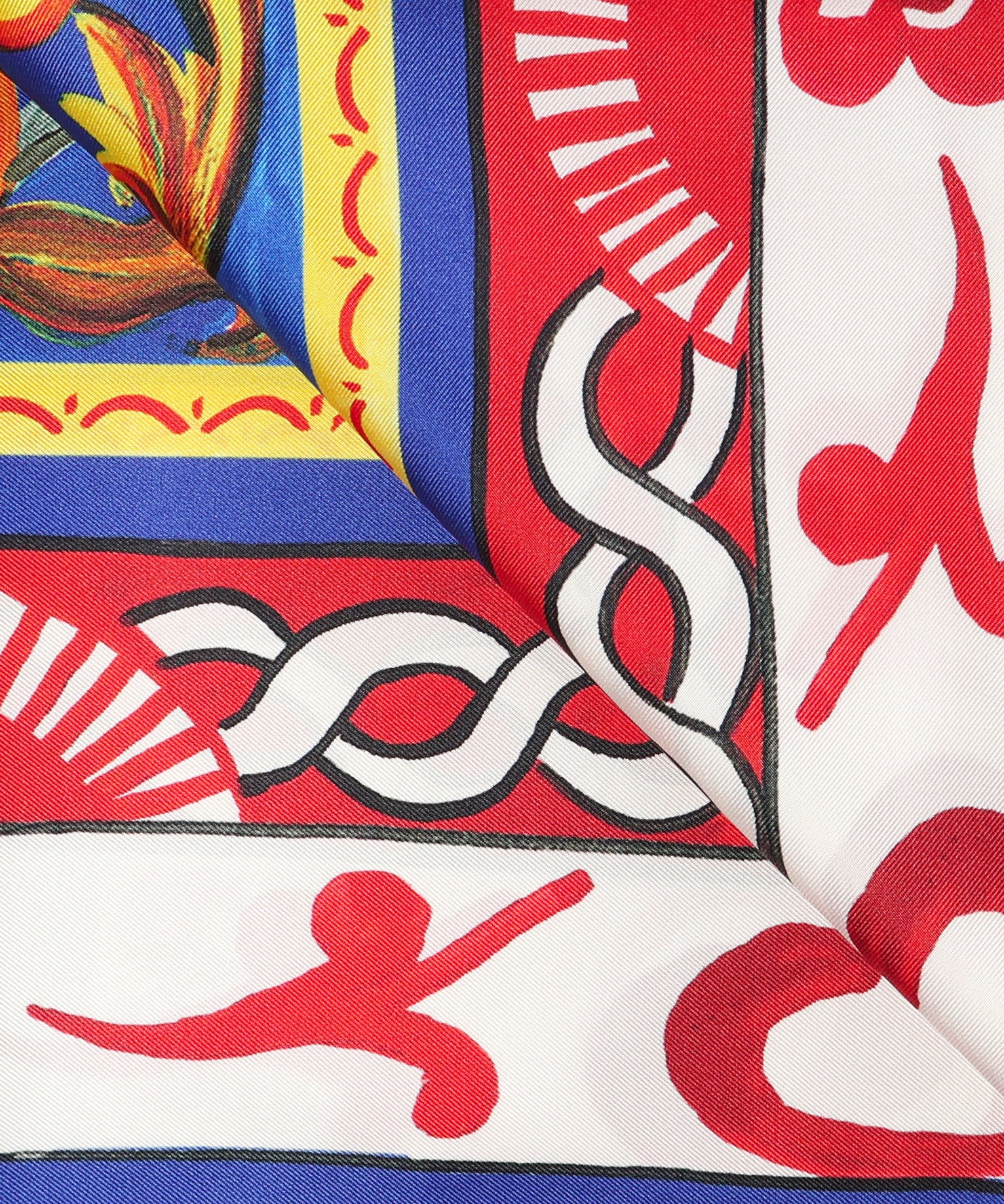 Foulard in twill di seta FN086R FI1T1HH01E DOLCE & GABBANA 