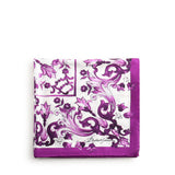 Foulard in twill di seta con stampa maiolica FN092R GDAOYHP3ON DOLCE & GABBANA 