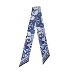 Foulard in twill con stampa maiolica FS215A GDAOYHA3OO DOLCE & GABBANA 