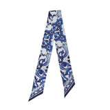 Foulard in twill con stampa maiolica FS215A GDAOYHA3OO DOLCE & GABBANA 