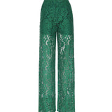 Pantaloni in pizzo cordonetto FTCPTT HLMTBV8433 DOLCE & GABBANA 