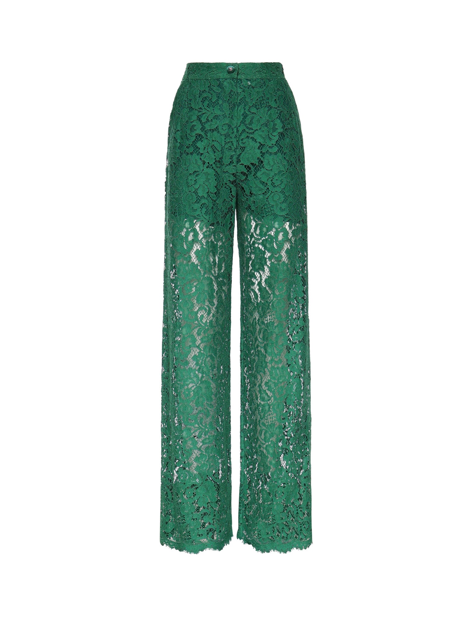 Pantaloni in pizzo cordonetto FTCPTT HLMTBV8433 DOLCE & GABBANA 