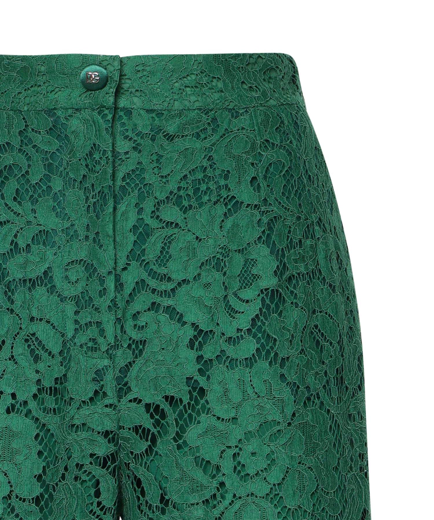 Pantaloni in pizzo cordonetto FTCPTT HLMTBV8433 DOLCE & GABBANA 