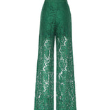 Pantaloni in pizzo cordonetto FTCPTT HLMTBV8433 DOLCE & GABBANA 