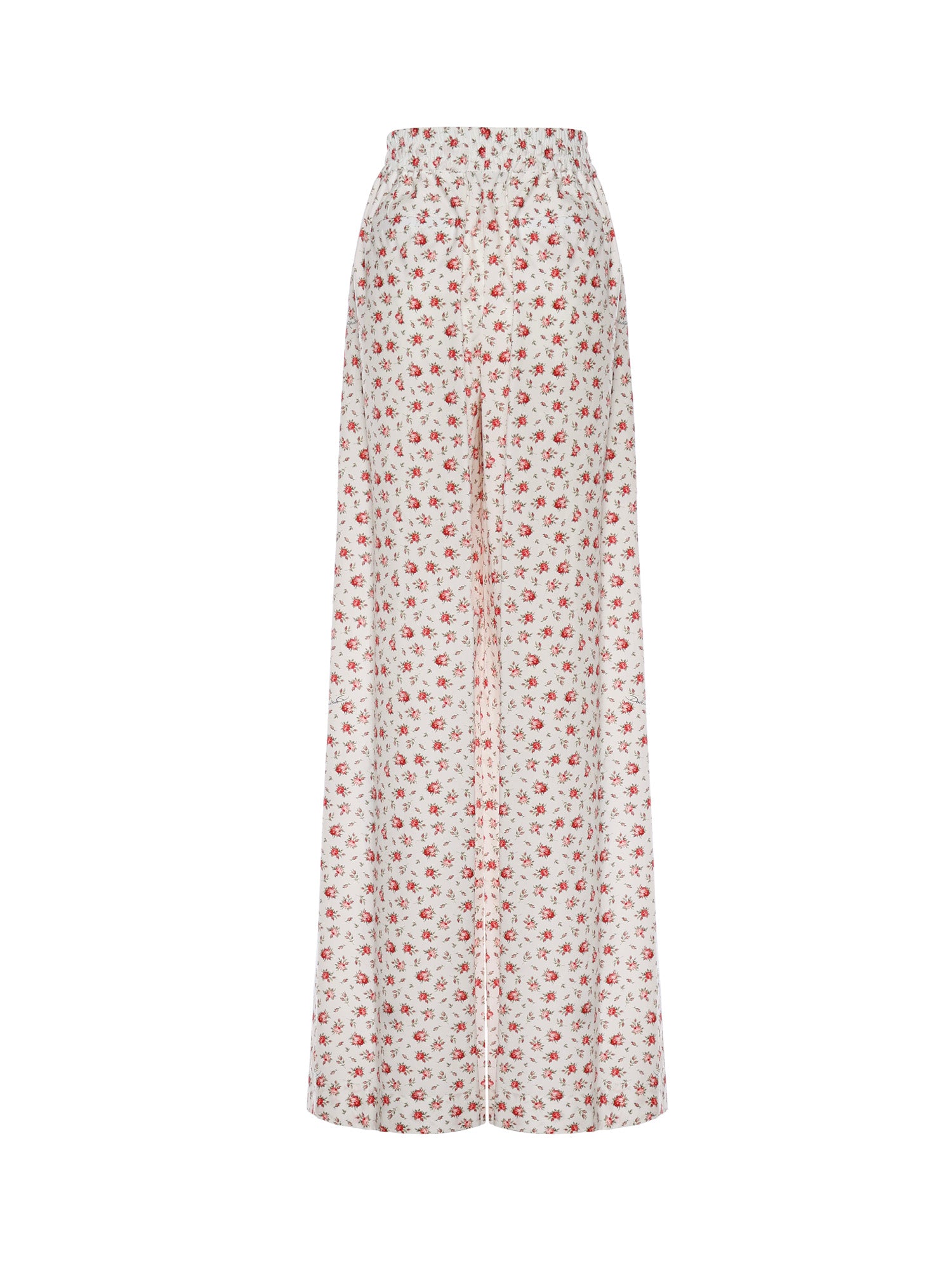Pantaloni in popeline stampa Roselline FTDCOT HS5UBHA5XJ DOLCE & GABBANA 