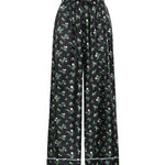 Pantaloni in twill stampa Roselline e mughetti FTDKTT IS13GHX6CB DOLCE & GABBANA 