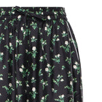 Pantaloni in twill stampa Roselline e mughetti FTDKTT IS13GHX6CB DOLCE & GABBANA 