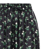 Pantaloni in twill stampa Roselline e mughetti FTDKTT IS13GHX6CB DOLCE & GABBANA 