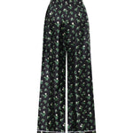 Pantaloni in twill stampa Roselline e mughetti FTDKTT IS13GHX6CB DOLCE & GABBANA 