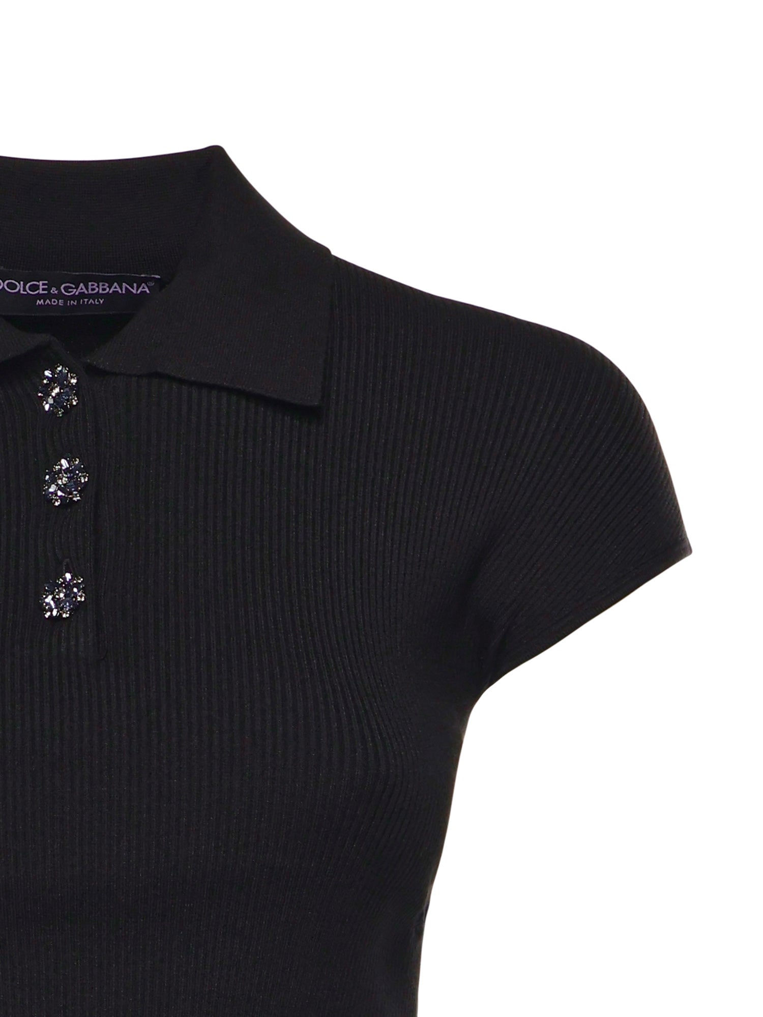 Polo a coste FXZ41Z JFMHGN0000 DOLCE & GABBANA 