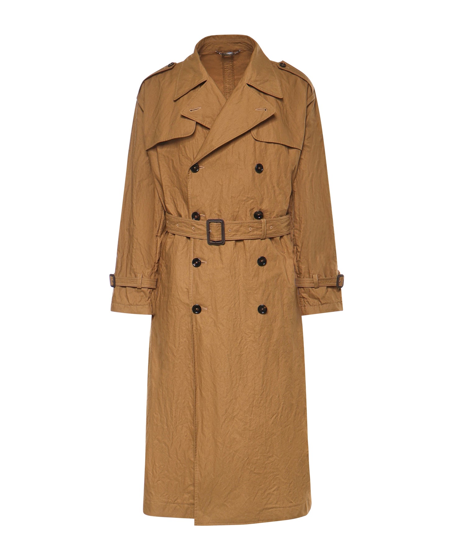 Trench in cotone effetto stropicciato G057JT HUMWDM0453 DOLCE & GABBANA 