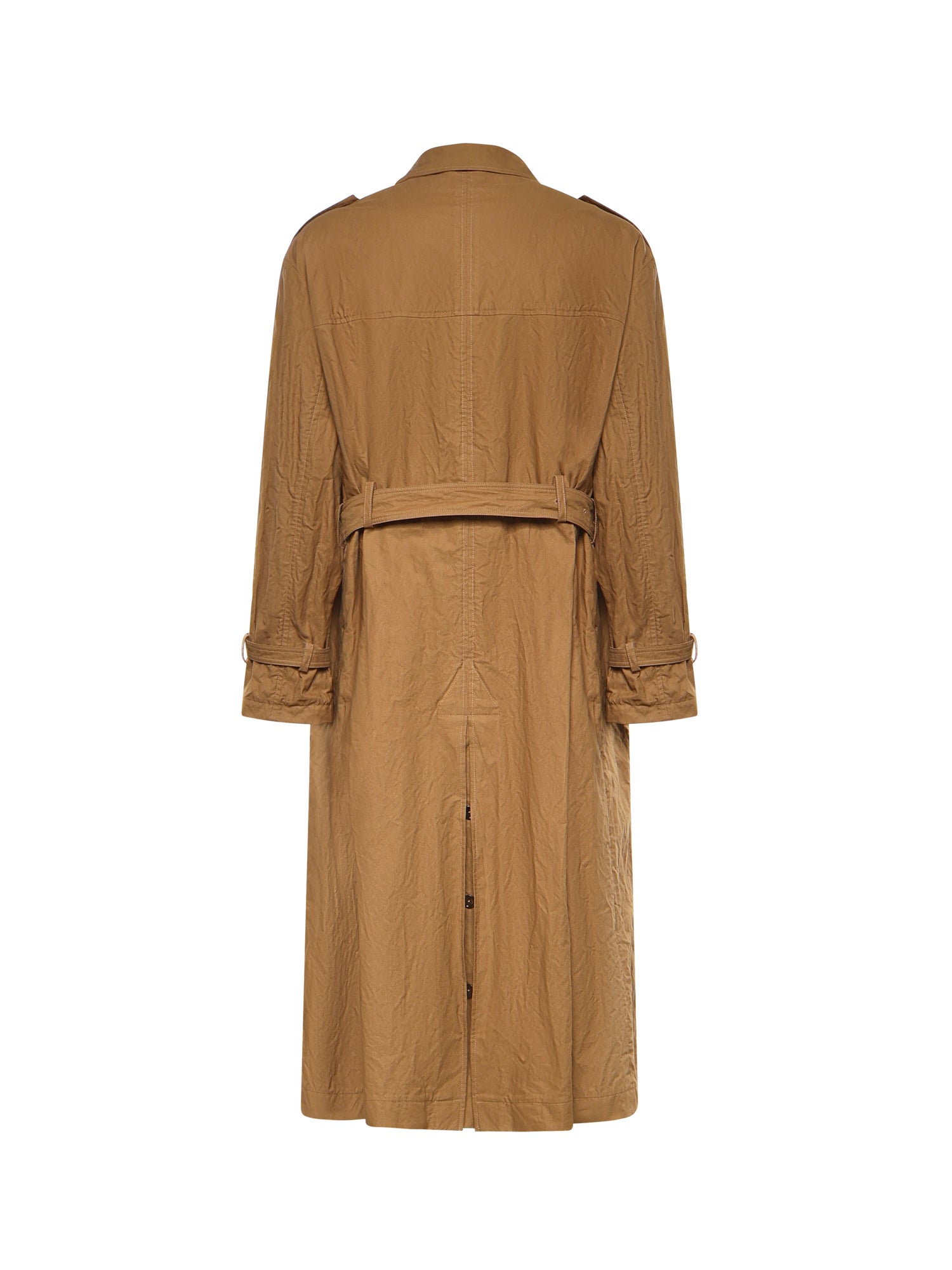 Trench in cotone effetto stropicciato G057JT HUMWDM0453 DOLCE & GABBANA 