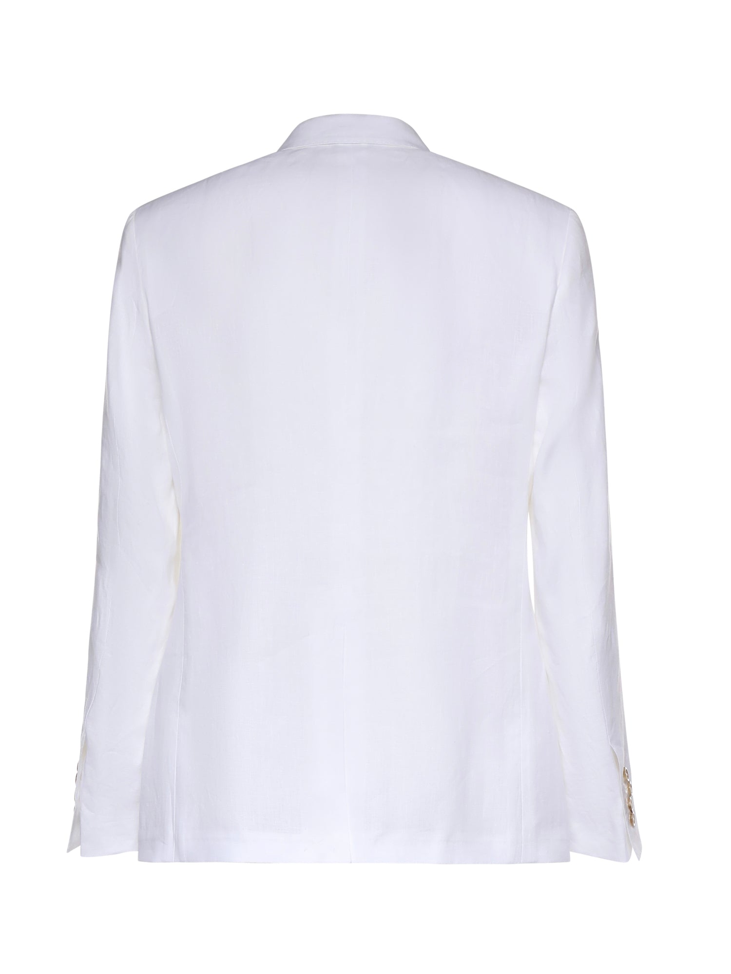 Giacca doppiopetto in lino G2NW1T GK326W0800 DOLCE & GABBANA 