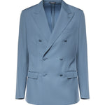Giacca doppiopetto in popeline di lana G2NW1T HU2BNB0068 DOLCE & GABBANA 