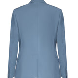 Giacca doppiopetto in popeline di lana G2NW1T HU2BNB0068 DOLCE & GABBANA 