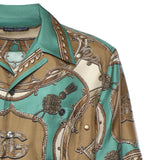Camicia in twill di seta con stampa cargo G5JH9T HI12CHV5XH DOLCE & GABBANA 