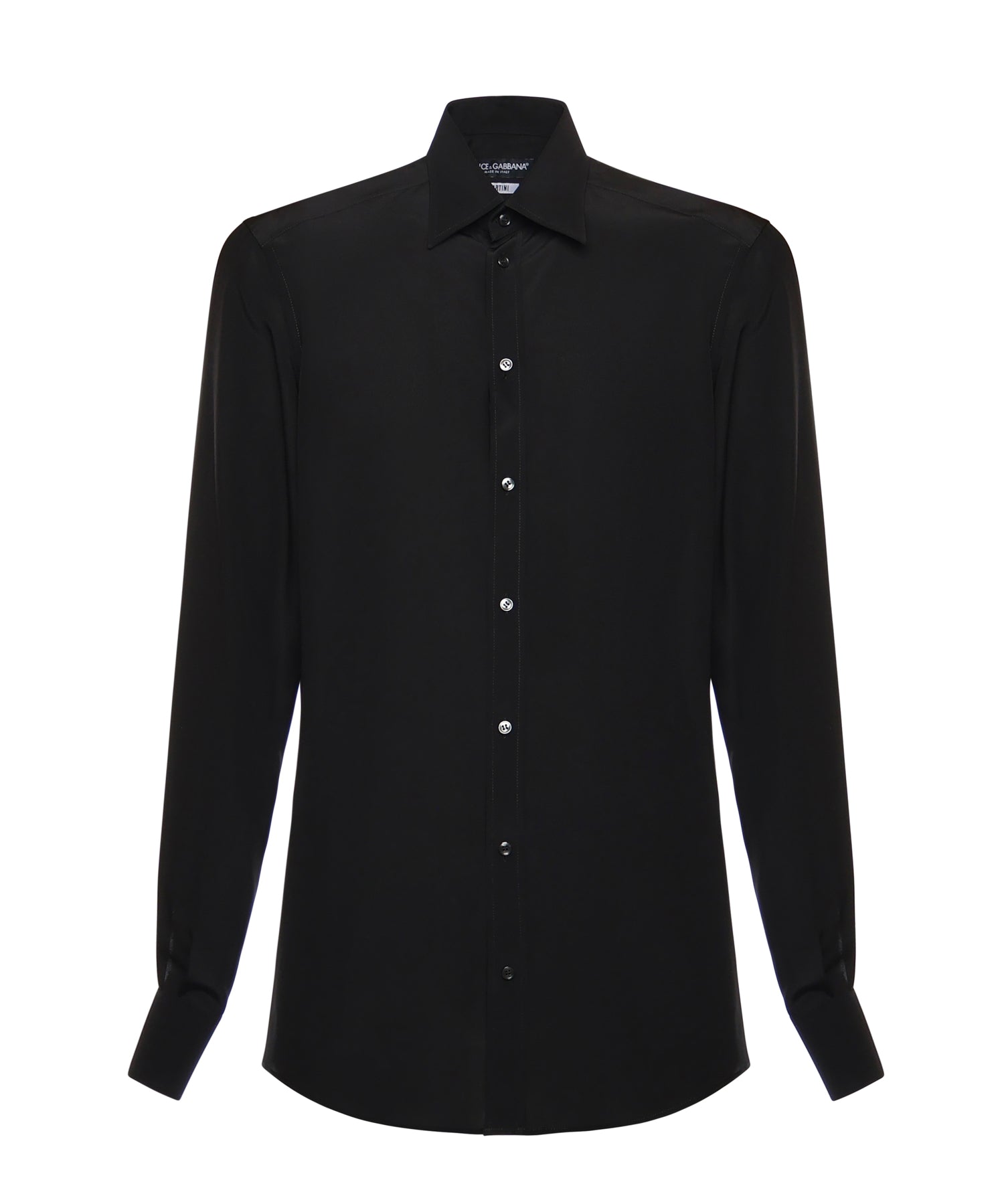 Camicia in crêpe de chine di seta G5ML1T FU1UQN0000 DOLCE & GABBANA 