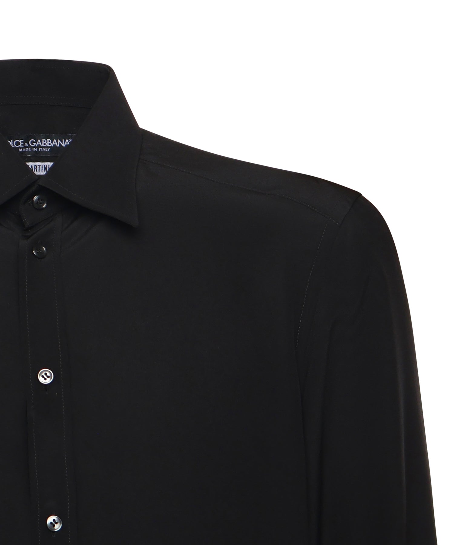 Camicia in crêpe de chine di seta G5ML1T FU1UQN0000 DOLCE & GABBANA 