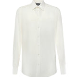 Camicia in crêpe de chine di seta G5ML1T FU1UQW0111 DOLCE & GABBANA 