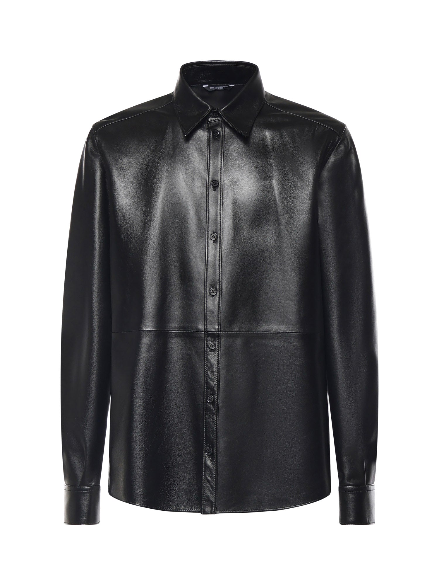 Overshirt in pelle G5NP9L HULFYN0000 DOLCE & GABBANA 