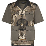 Camicia in seta con stampa G5OH4T HI12EHJ5XB DOLCE & GABBANA 